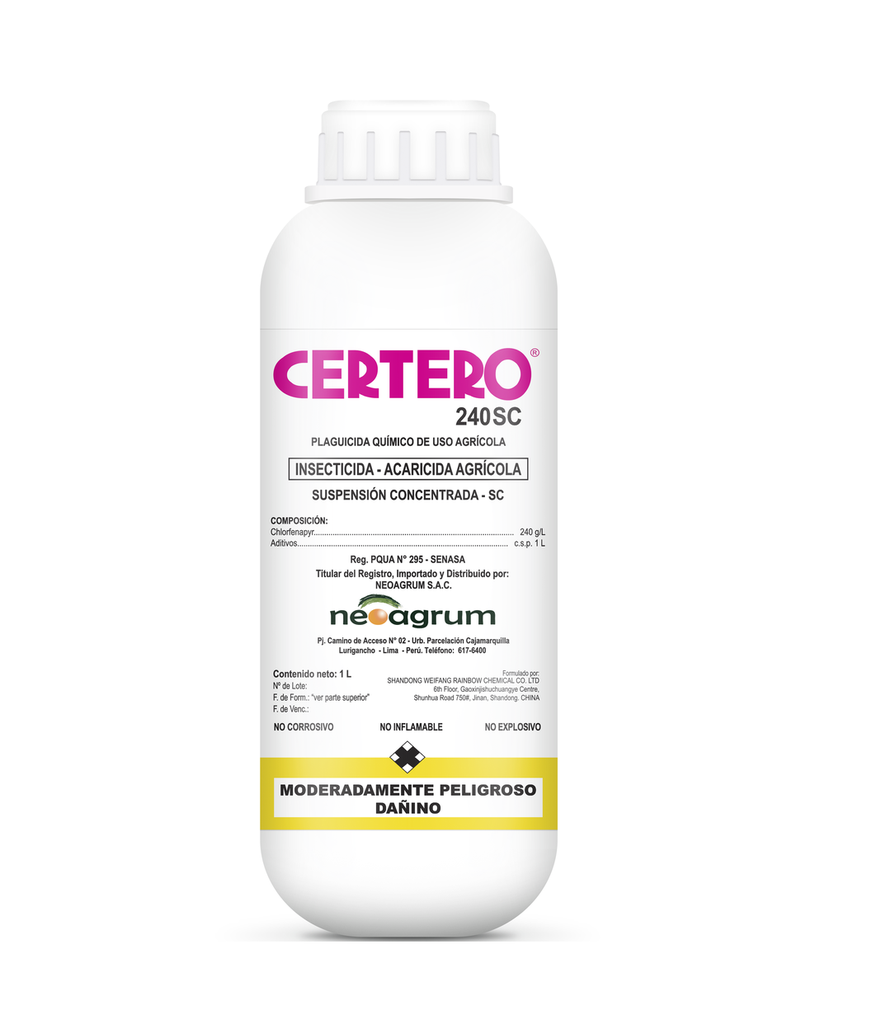 CERTERO 240 SC X 1 LT (Clorfenapyr)