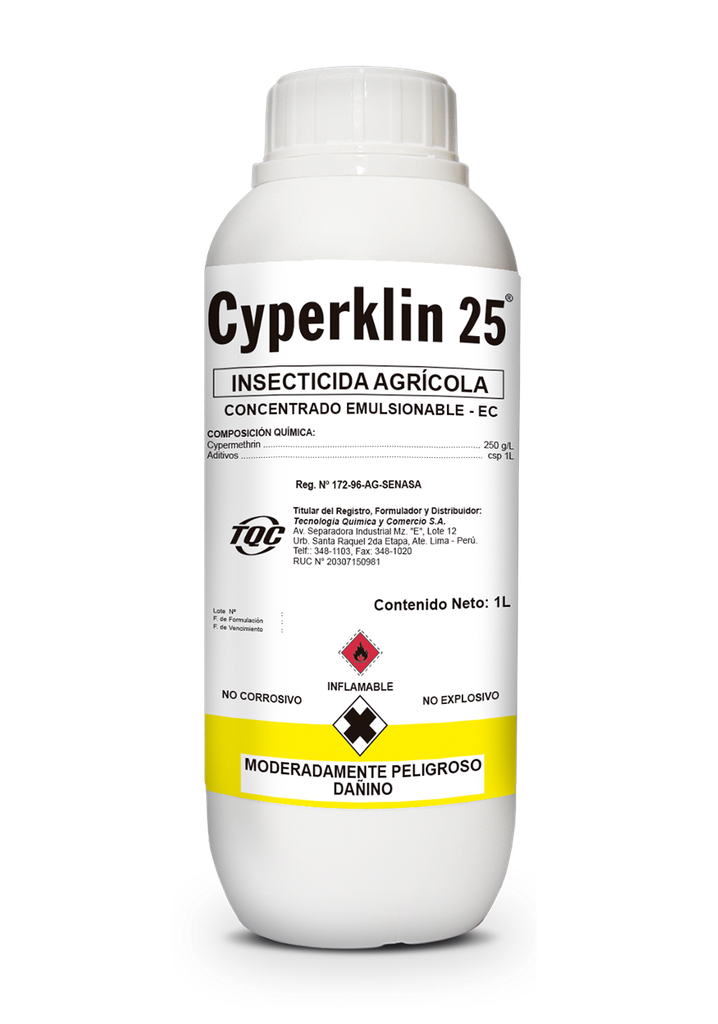 CYPERKLIN 25 E.C. X 1 LT (Cipermetrina)