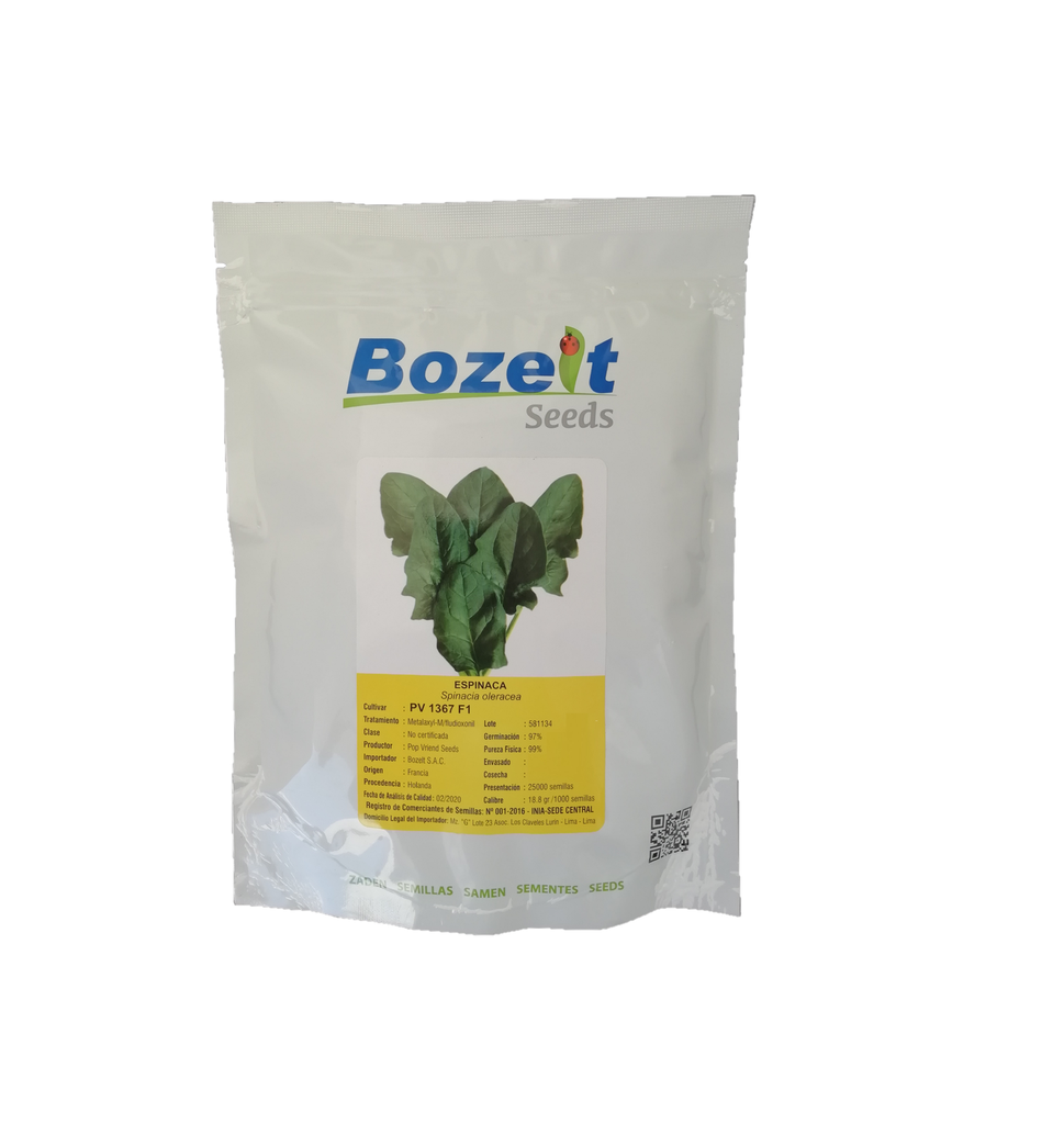 ESPINACA BOZELT X 25.000 SEM PV 1367 F1(470GR) *