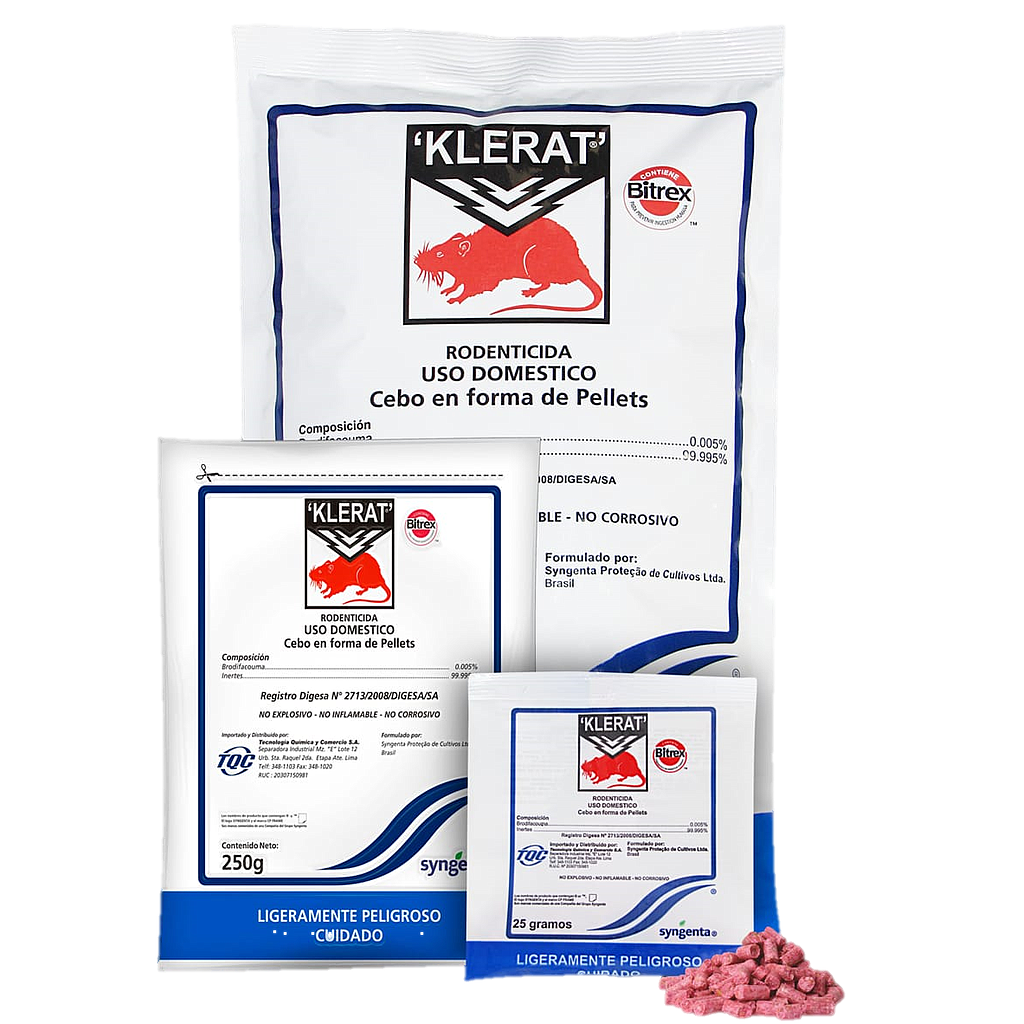 KLERAT PELLETS X 1 KG (Brodifacouma)