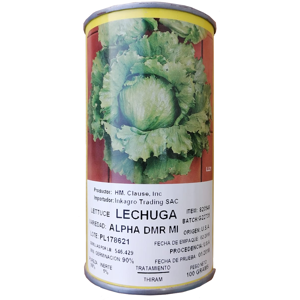 LECHUGA ALPHA DMR X 100 G HM