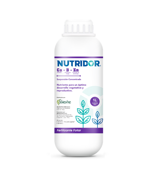 NUTRIDOR CALCIO BORO ZN X 1 L. (Calcio boro zinc)