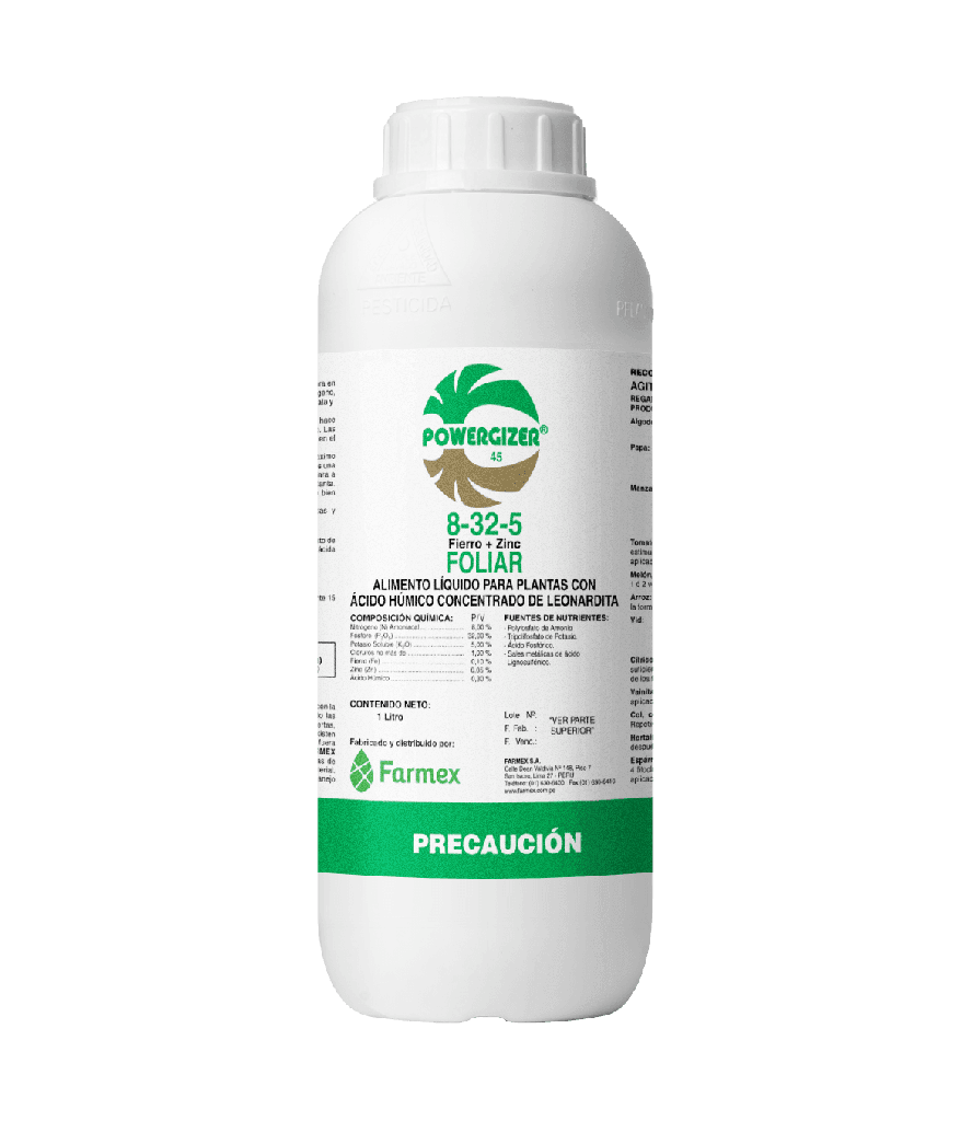 POWERGIZER 45 X 1 LT (Fosforo Microele. Acido. Humic)