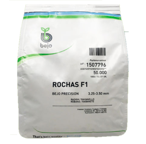 RABANITO BEJO ROCHAS F1 3.50-3.75  X 50000 SEM