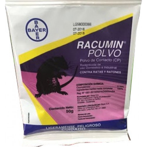 RACUMIN POLVO X 50 GR (Coumatetralyl)