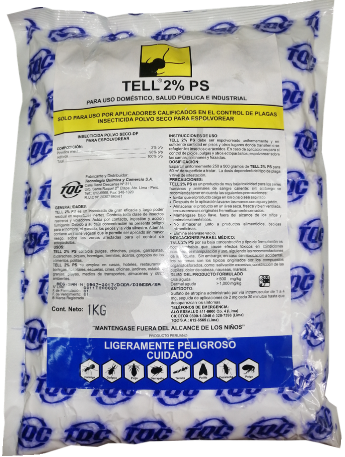 TELL 2% PS X 1 KG (Pirimifos metil)