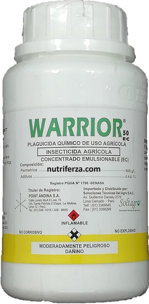 WARRIOR 50 EC X 250 ML (Permetrina)