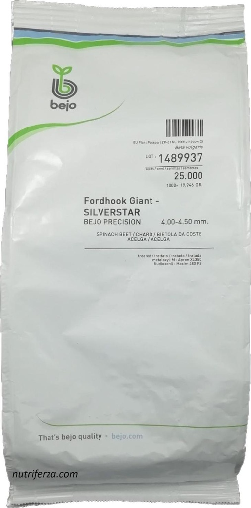 ACELGA BEJO SILVESTAR - 25 MIL SEMILLAS/4.00-4.50