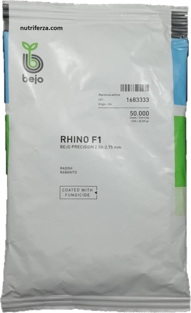 RABANITO BEJO RHINO F1 X 50 MIL SEMILLAS -2.50-2.75