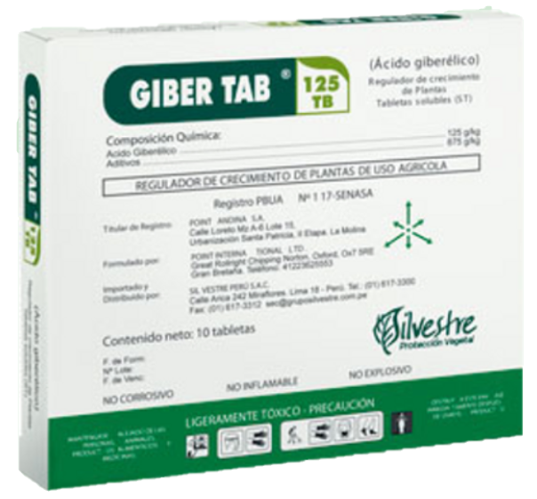 GIBER TAB125 X PASTILLA (Ácido Giberélico )