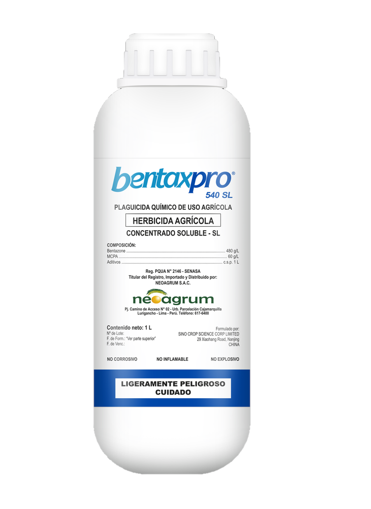 BENTAXPRO 540 SL X 1 LT (Bentazone + MCP)