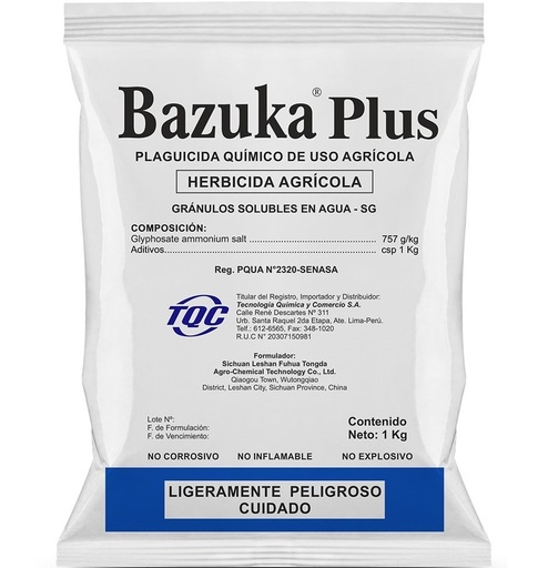 [2266] ﻿BAZUKA PLUS X KG (Glifosato)﻿