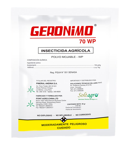 [2032] GERONIMO 70 WP X 50 GR (Acetamiprid)