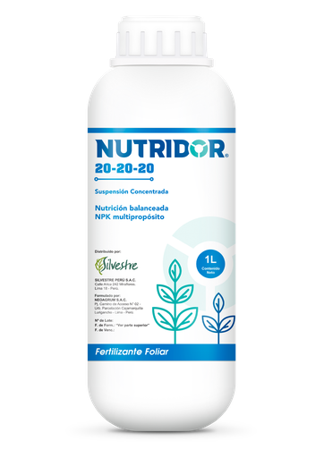 [1939] NUTRIDOR 20-20-20 X 1 LT (Abono Foliar NPK)