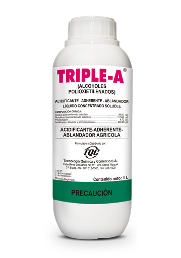 [2251] TRIPLE A X 1 LT (Acidificante - Adhesivo)