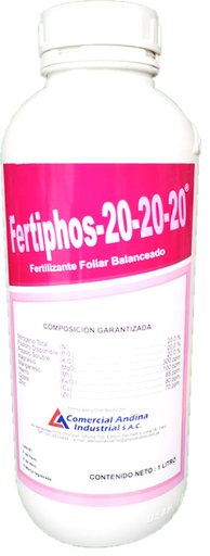 [FER20] FERTIPHOS 20-20-20 X 1 LT (Nutriente Foliar)