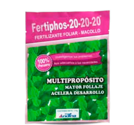 [1141] FERTIPHOS 20-20-20 BOLSA X 1 KG (Nutriente Foliar)