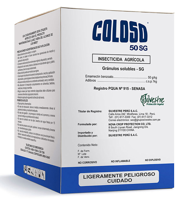 CAJA COLOSO 50 SG X 1KG (Emamectin Benzoato)