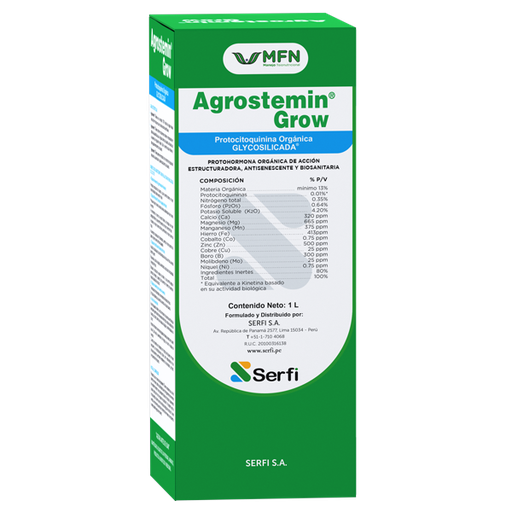 [1834] AGROSTEMIN GROW X 1 LT (Protocitoquinina Organica Glycosilicada)